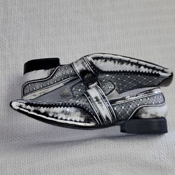 Evergreen Vintage Steampunk Halloween Costume Alligator Square Toe Sz 7‎ … - Picture 3 of 11